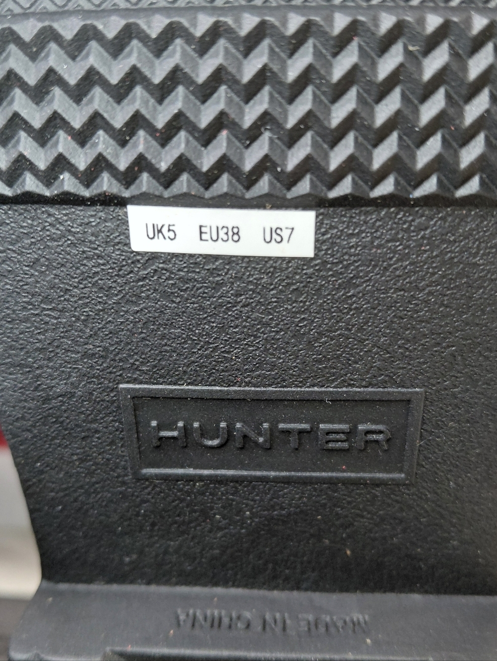 NEW Hunter Womens Refined Matte Black Chelsea Rain Ankle Boots SIZE 7 - Picture 11 of 14